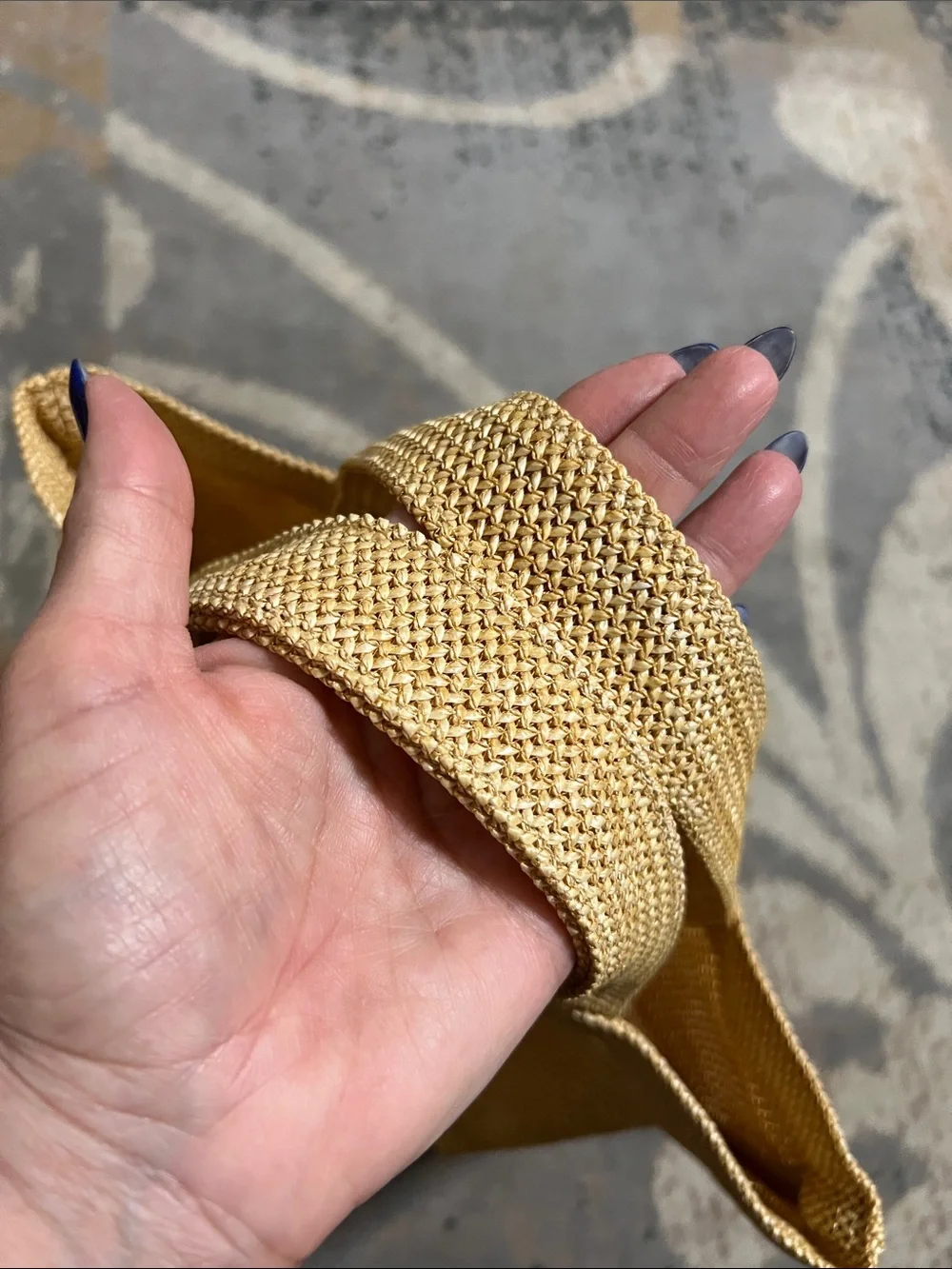 Prada Raffia Logo Tote - Picture 7 of 8